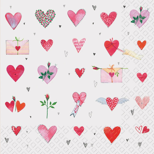 STEWO Servietten 25x25cm 2573676720 Svenja rt 20 Stück Idealshop