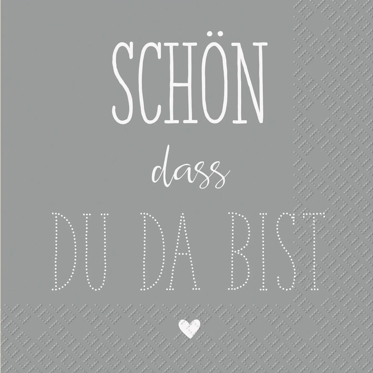 STEWO Servietten 33x33cm 2572648865 Dahoma FSC grau 20 Stück Idealshop