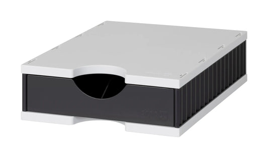 STYRO Ablagesystem styrodoc uno 268-0101.989 grau/schwarz 1 Fach Idealshop