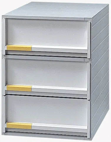 STYRO Schubladenbox styroindiv. 02-11096.80 grau 3 Schubladen Idealshop