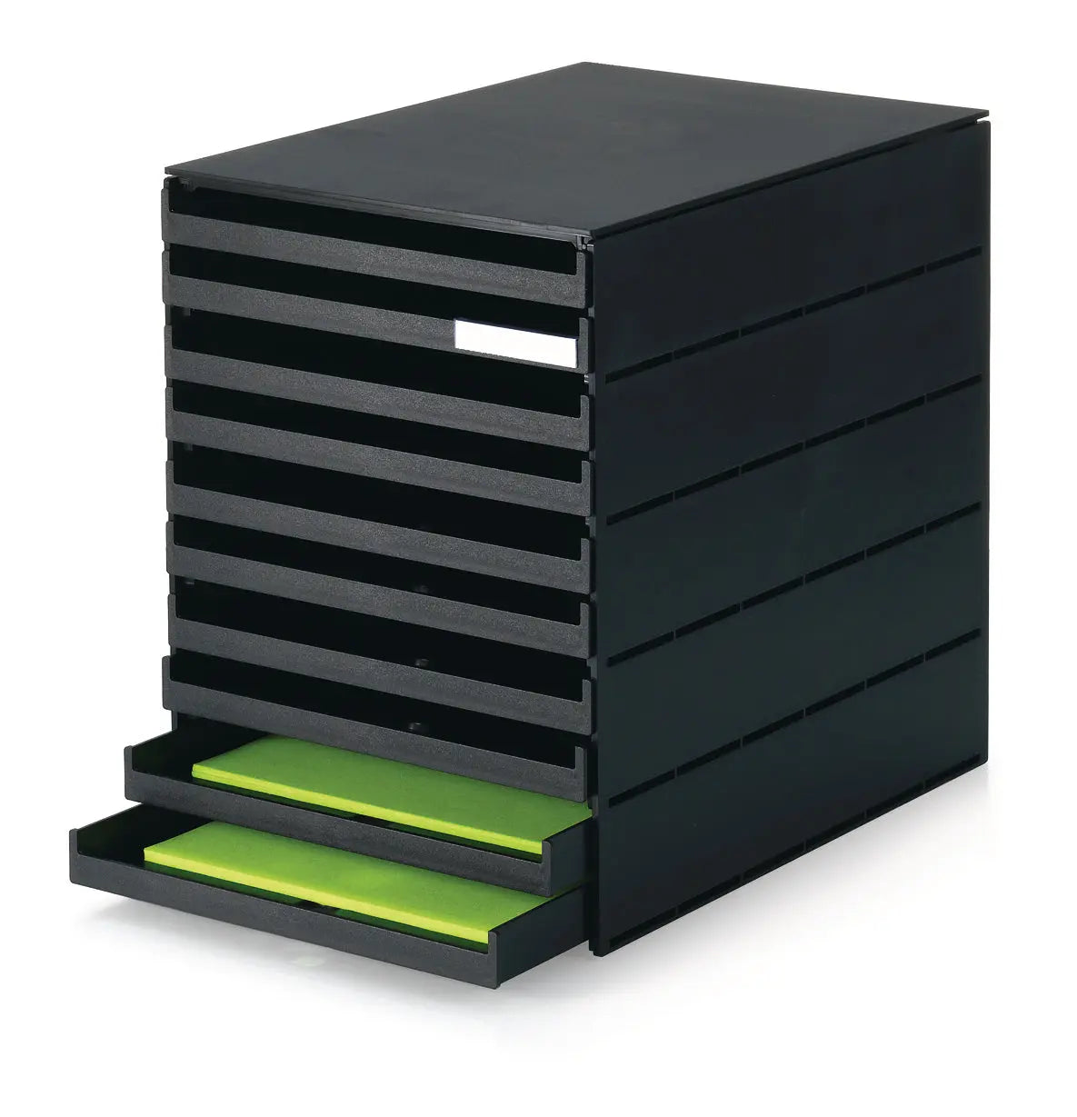 STYRO Schubladenbox styroval pro 14-8002.90 schwarz/schwarz 10 Schubladen Idealshop