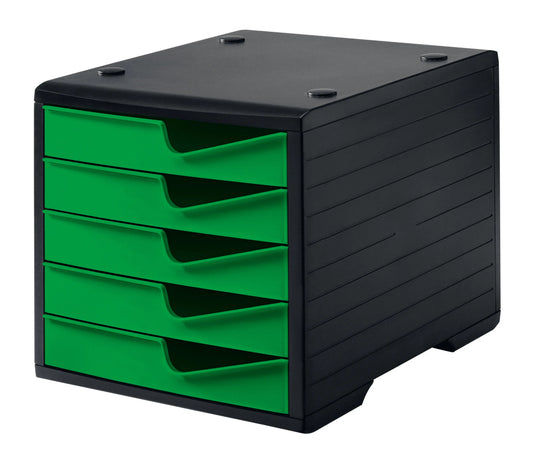 STYRO Styroswingbox 275-8430.519 schwarz/gecko 5 Schubladen Idealshop