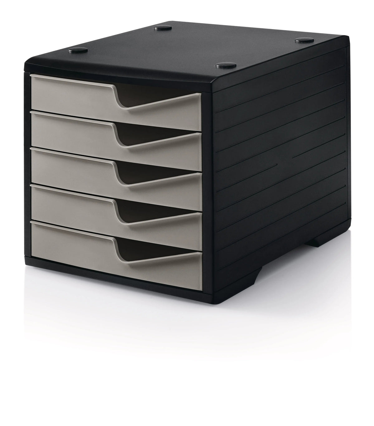 STYRO Styroswingbox 275-8430.759 schwarz/taupe 5 Schubladen Idealshop