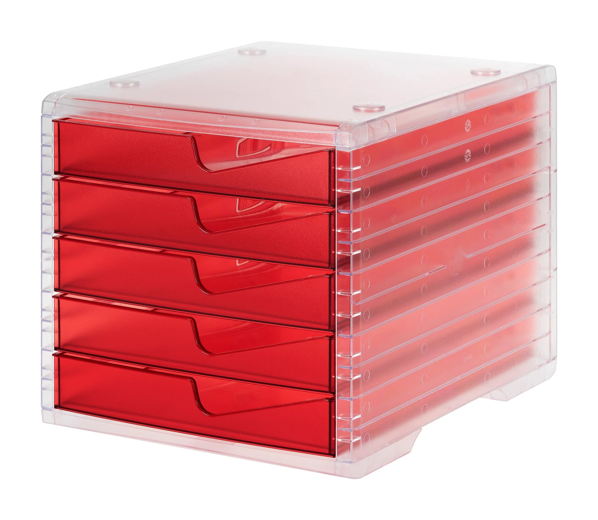 STYRO Styroswingbox light 275-8430.222 transp./cranberry 5 Schubl. Idealshop