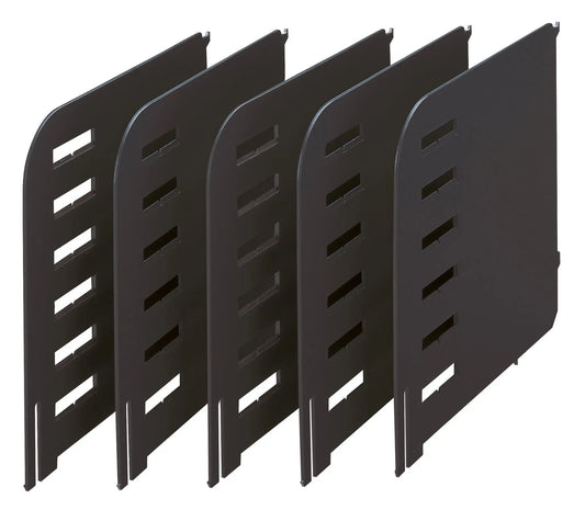 STYRO Trennwände Styrorac 280-3015.95 schwarz 5 Stück Idealshop