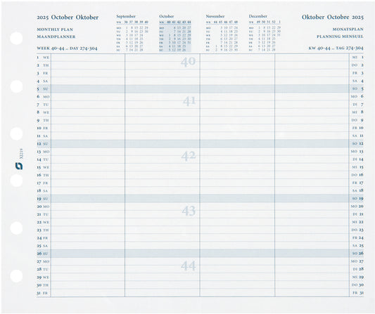 SUCCES    Agenda Junior Monatspläne 2025