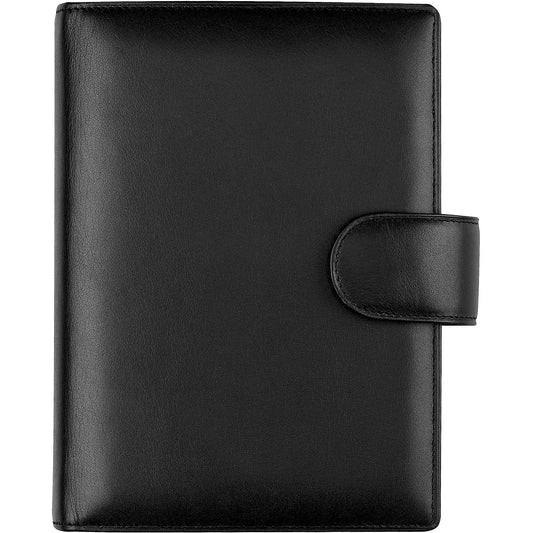 SUCCES Agenda Junior Ringbuch Nappa 84246102U schwarz 11x14.2cm Idealshop