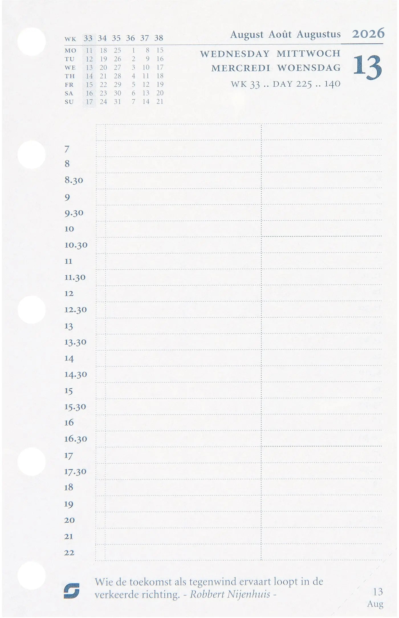 SUCCES Agenda Mini 2026 841209000026U 1T/1S Ersatzkal. 6.7x10.4cm Idealshop
