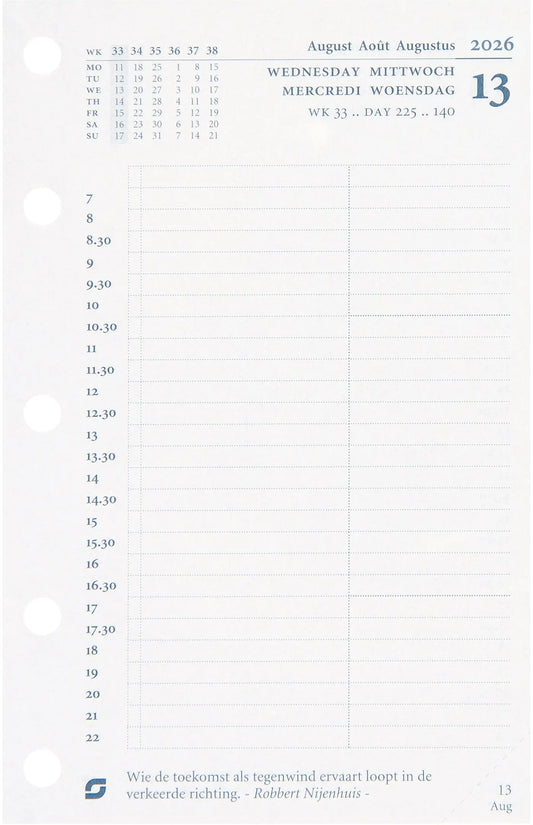 SUCCES Agenda Mini 2026 841209000026U 1T/1S Ersatzkal. 6.7x10.4cm Idealshop