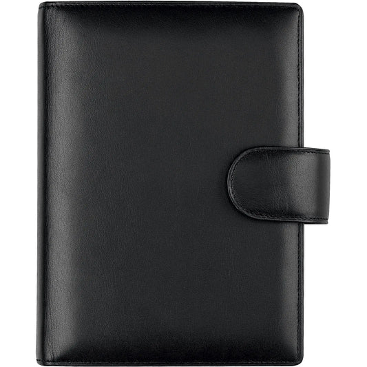 SUCCES Agenda Senior Ringbuch Nappa 84546102U schwarz 13x17.8cm Idealshop