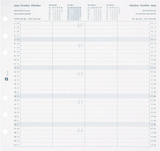 SUCCES    Agenda Standard Monatspl. 2025 Idealshop
