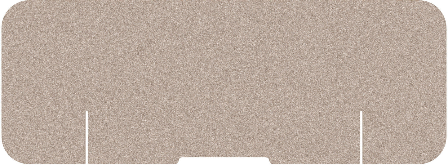 SUONO Tischtrennwand M 160x59x2.4cm 1111.M24.4400 DESK PLAIN, braun Idealshop
