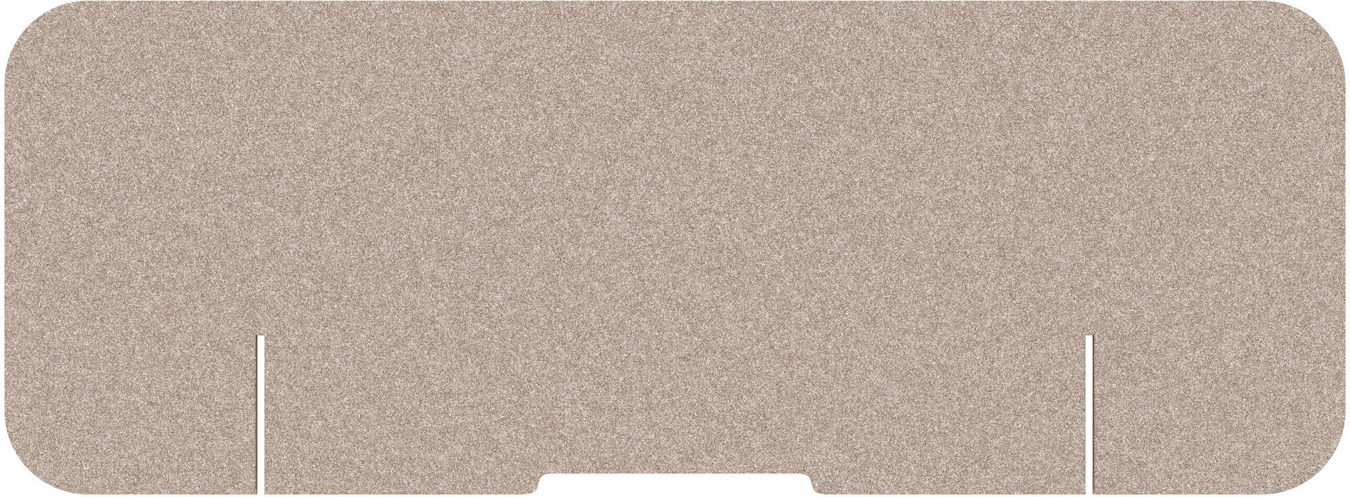 SUONO Tischtrennwand M 160x59x2.4cm 1111.M24.4400 DESK PLAIN, braun Idealshop