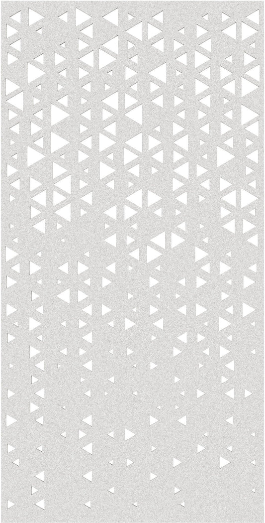 SUONO Trennwand XL 120x240x1.2cm 1211.X12.0403 CURTAIN, TRIANGLE, wei. 2 Stk. Idealshop