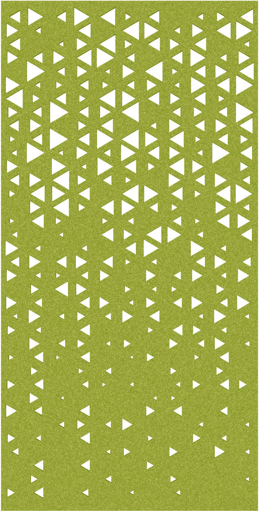 SUONO Trennwand XL 120x240x1.2cm 1211.X12.1303 CURTAIN, TRIANGLE, grün 2 Stk. Idealshop