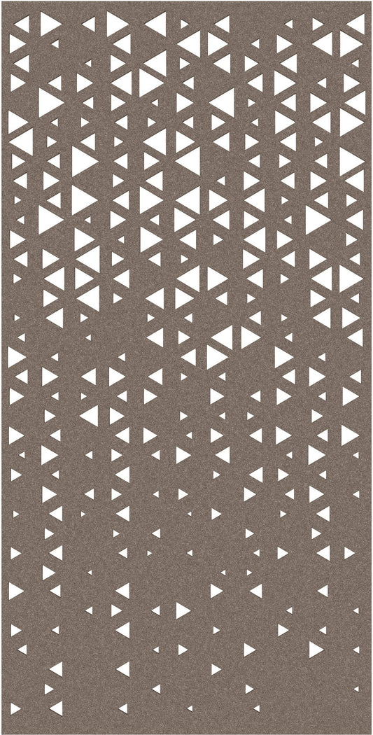 SUONO Trennwand XL 120x240x1.2cm 1211.X12.3903 CURTAIN, TRIANGLE, brau 2 Stk. Idealshop
