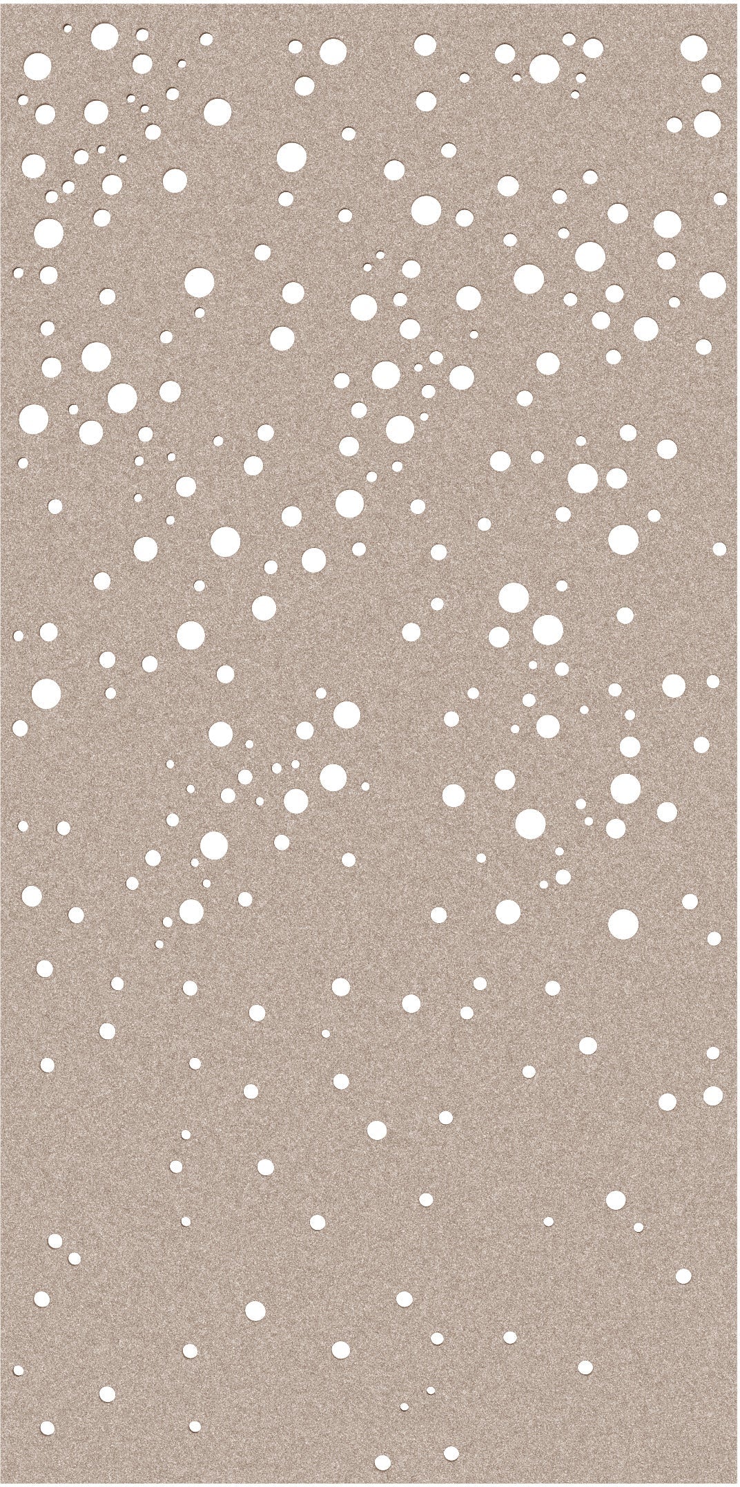 SUONO Trennwand XL 120x240x1.2cm 1211.X12.4401 CURTAIN, BUBBLES, braun 2 Stk. Idealshop