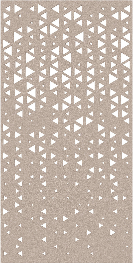 SUONO Trennwand XL 120x240x1.2cm 1211.X12.4403 CURTAIN, TRIANGLE, brau 2 Stk. Idealshop