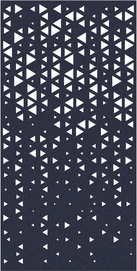 SUONO Trennwand XL 120x240x1.2cm 1211.X12.4703 CURTAIN, TRIANGLE, blau 2 Stk. Idealshop