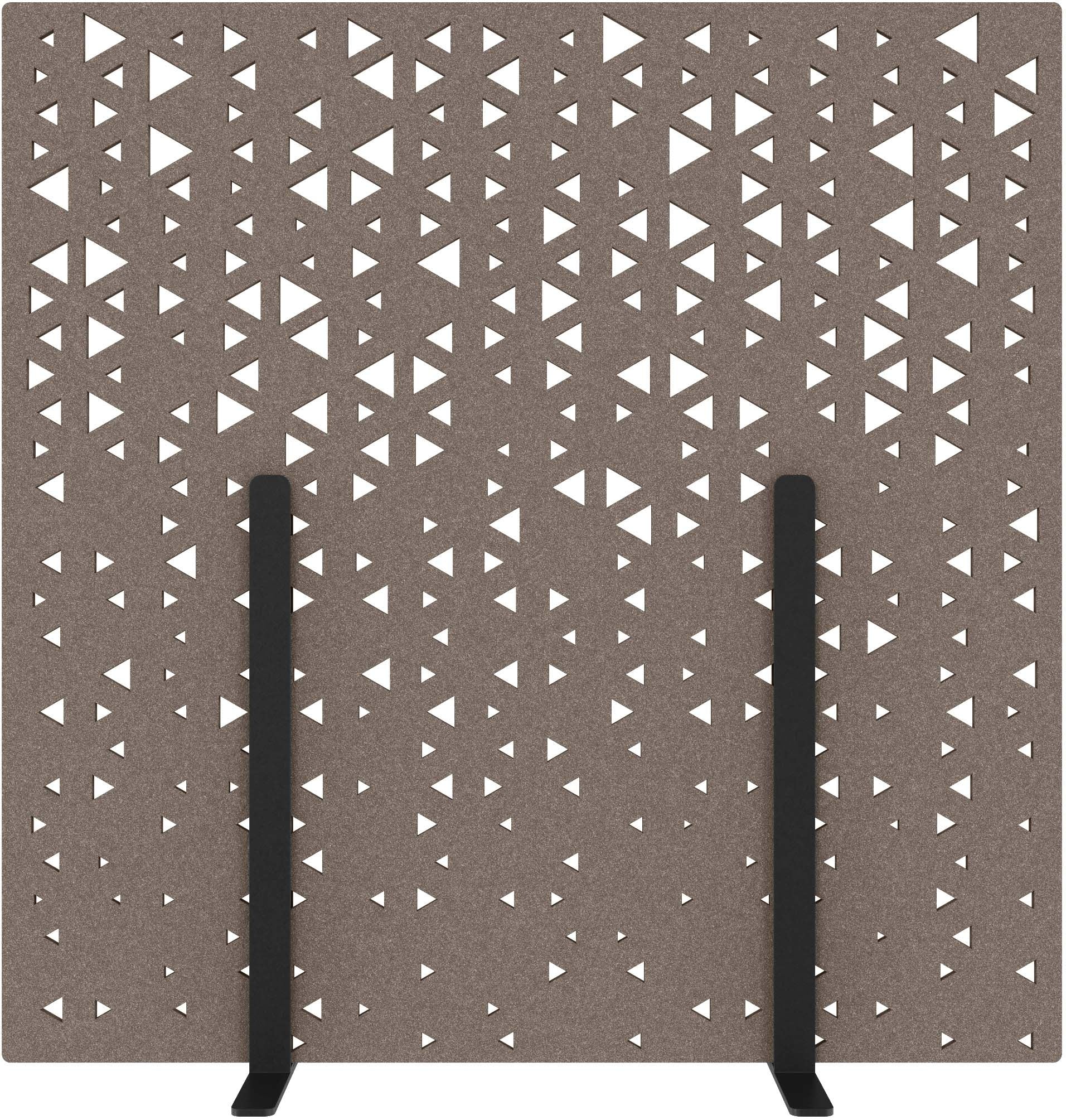 SUONO Trennwand L 180x180x2.4cm 1311.L24.3903 STAND, braun Idealshop