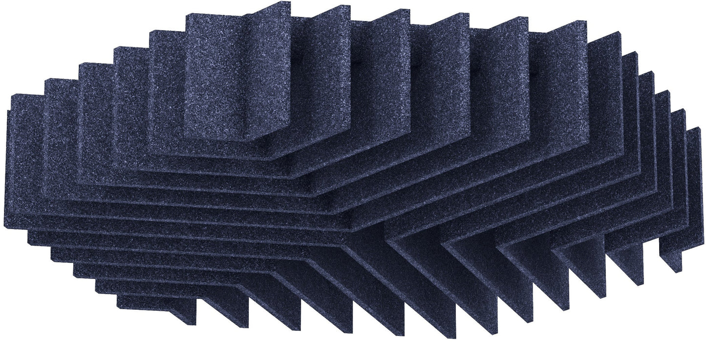 SUONO Deckenelement 80x91x14cm 2143.U12.4700 STAR, blau Idealshop