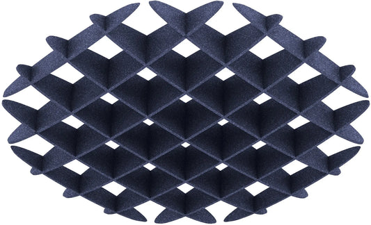 SUONO Deckenelement 120x120x15cm 2142.U12.4700 ROUND, blau Idealshop