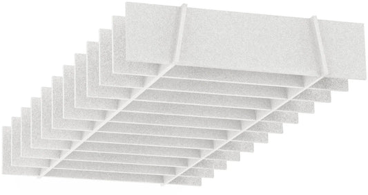SUONO Deckenelement 240x120x28cm 2140.U12.0400 STRAIGHT, weiss Idealshop