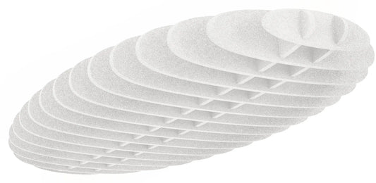 SUONO Deckenelement 240x120x30cm 2141.U12.0400 OVAL, weiss Idealshop
