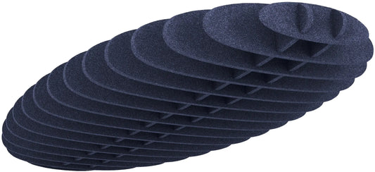 SUONO Deckenelement 240x120x30cm 2141.U12.4700 OVAL, blau Idealshop