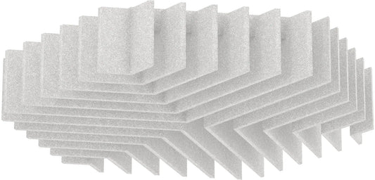 SUONO Deckenelement 80x91x14cm 2143.U12.0400 STAR, weiss Idealshop