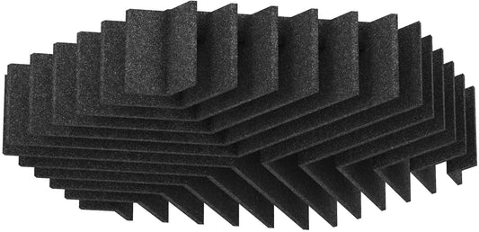 SUONO Deckenelement 80x91x14cm 2143.U12.2600 STAR, schwarz Idealshop