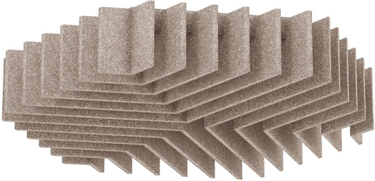 SUONO Deckenelement 80x91x14cm 2143.U12.4400 STAR, braun Idealshop