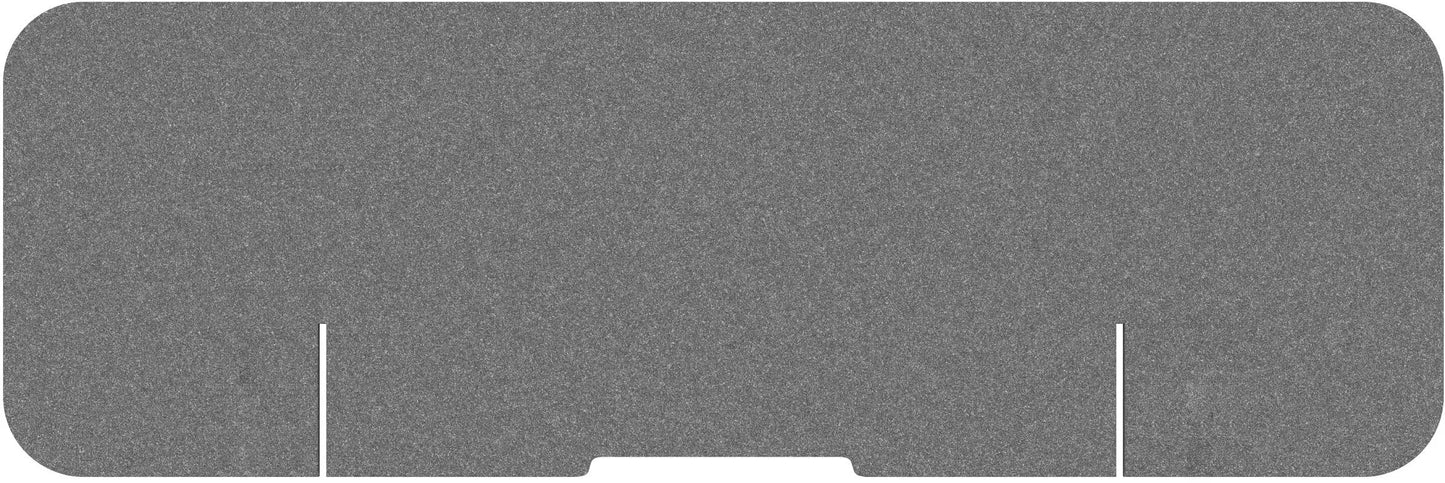 SUONO Tischtrennwand L 180x59x2.4cm 1111.L24.3800 DESK PLAIN, grau Idealshop
