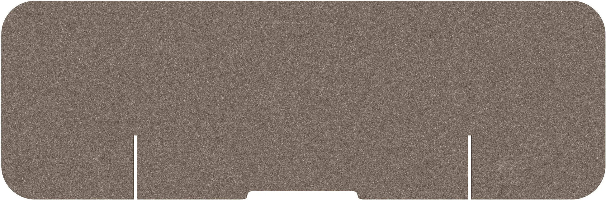 SUONO Tischtrennwand L 180x59x2.4cm 1111.L24.3900 DESK PLAIN, braun Idealshop