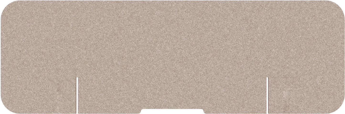 SUONO Tischtrennwand L 180x59x2.4cm 1111.L24.4400 DESK PLAIN, braun Idealshop