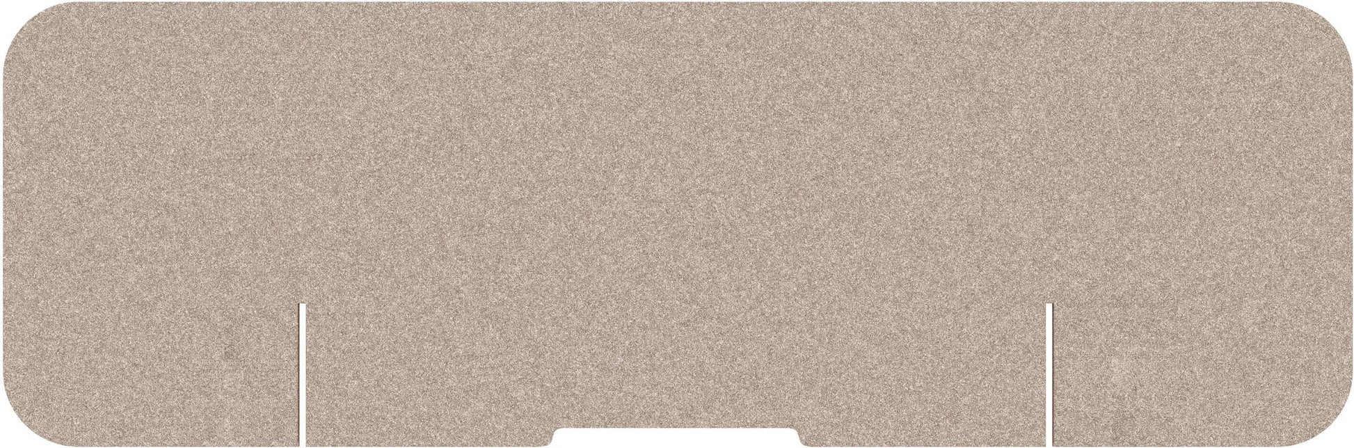 SUONO Tischtrennwand L 180x59x2.4cm 1111.L24.4400 DESK PLAIN, braun Idealshop