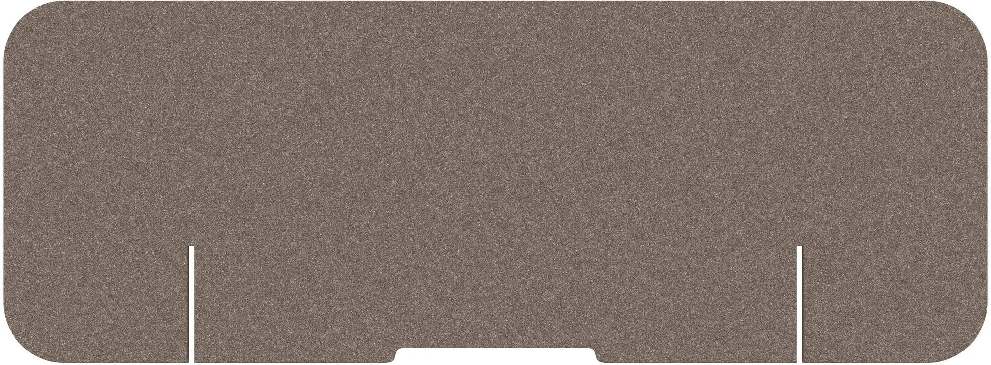 SUONO Tischtrennwand M 160x59x2.4cm 1111.M24.3900 DESK PLAIN, braun Idealshop
