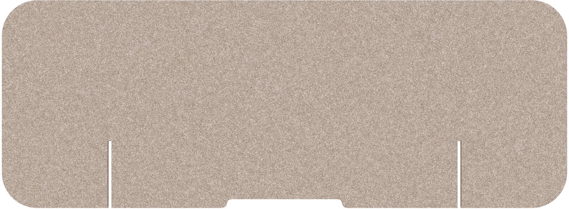 SUONO Tischtrennwand M 160x59x2.4cm 1111.M24.4400 DESK PLAIN, braun Idealshop