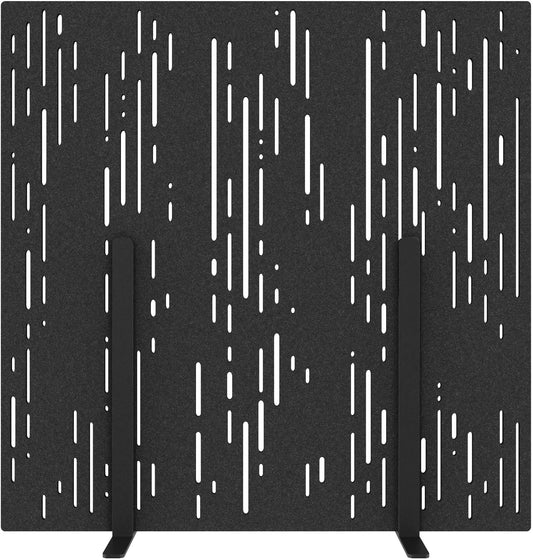 SUONO Trennwand L 180x180x2.4cm 1311.L24.2602 STAND, schwarz Idealshop