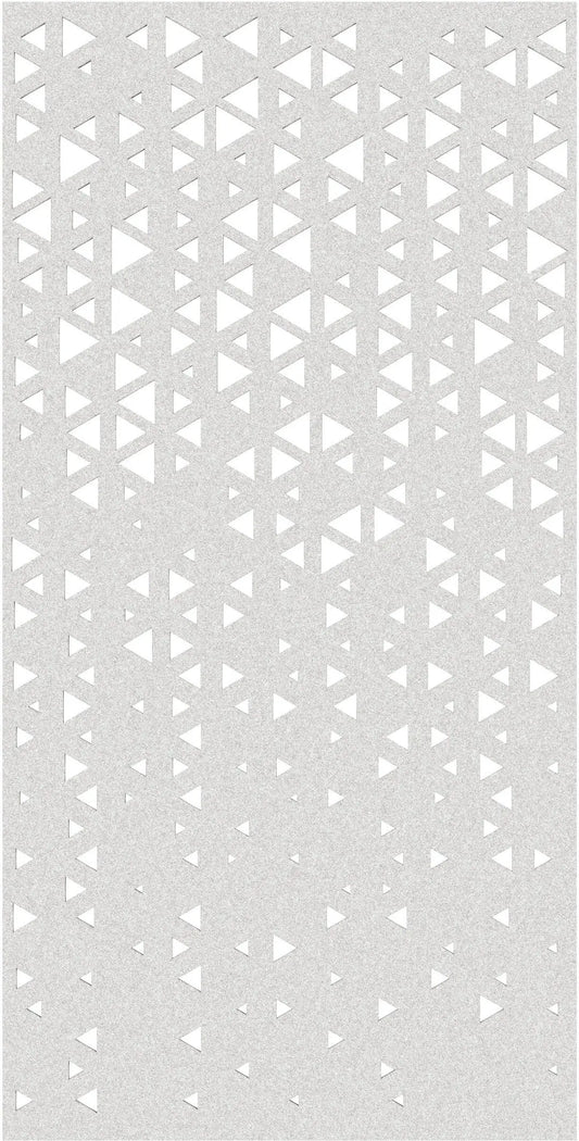 SUONO Trennwand XL 120x240x1.2cm 1211.X12.0403 CURTAIN, TRIANGLE, wei. 2 Stk. Idealshop
