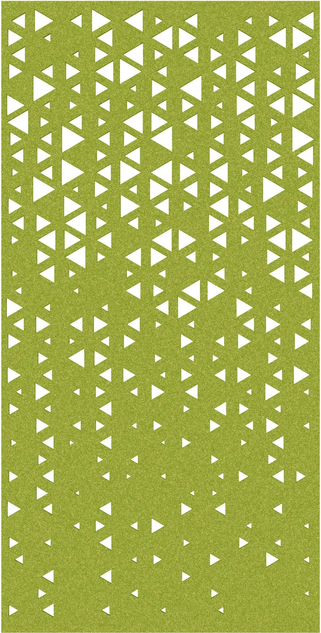 SUONO Trennwand XL 120x240x1.2cm 1211.X12.1303 CURTAIN, TRIANGLE, grün 2 Stk. Idealshop