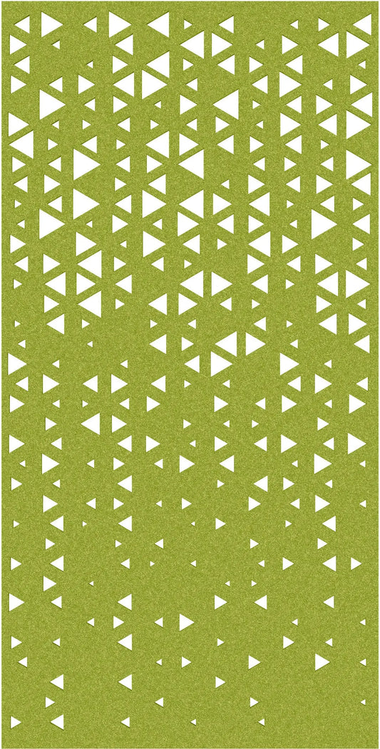 SUONO Trennwand XL 120x240x1.2cm 1211.X12.1303 CURTAIN, TRIANGLE, grün 2 Stk. Idealshop
