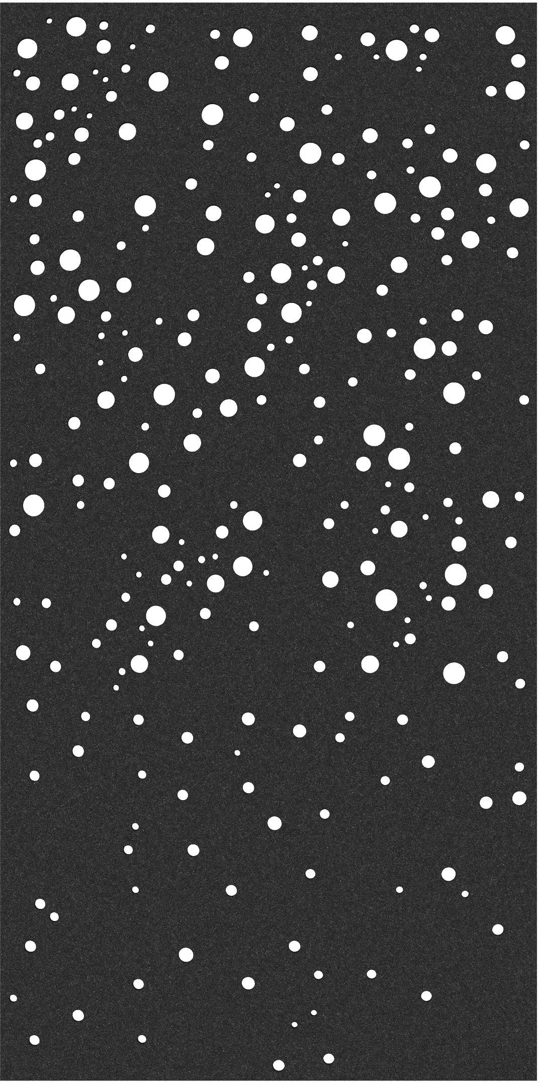 SUONO Trennwand XL 120x240x1.2cm 1211.X12.2601 CURTAIN, BUBBLES, schw. 2 Stk. Idealshop