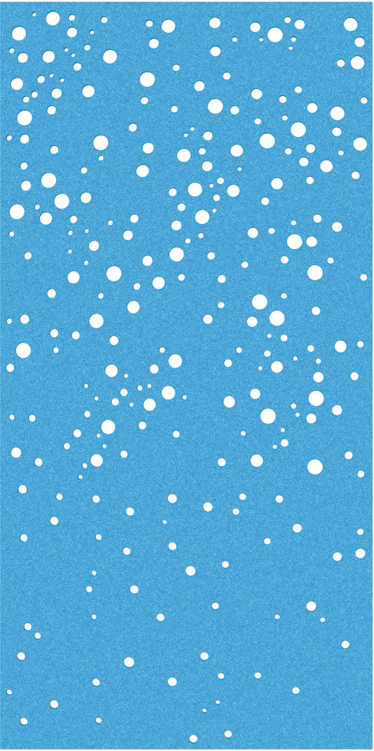 SUONO Trennwand XL 120x240x1.2cm 1211.X12.3701 CURTAIN, BUBBLES, blau 2 Stk. Idealshop