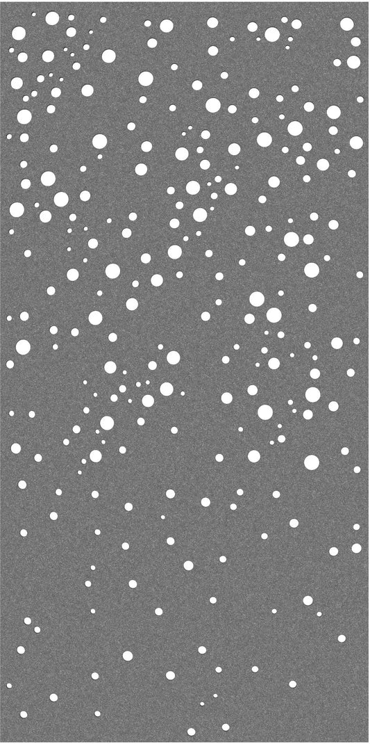 SUONO Trennwand XL 120x240x1.2cm 1211.X12.3801 CURTAIN, BUBBLES, grau 2 Stk. Idealshop