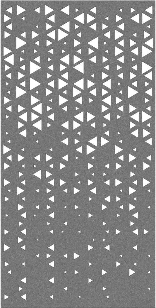 SUONO Trennwand XL 120x240x1.2cm 1211.X12.3803 CURTAIN, TRIANGLE, grau 2 Stk. Idealshop