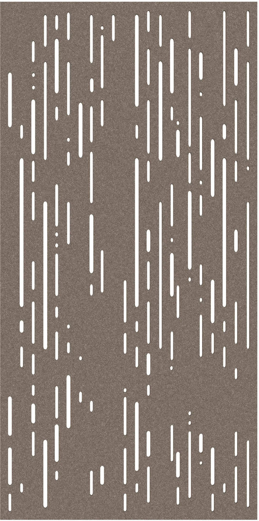 SUONO Trennwand XL 120x240x1.2cm 1211.X12.3902 CURTAIN, LINES, braun 2 Stk. Idealshop