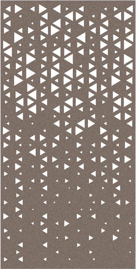 SUONO Trennwand XL 120x240x1.2cm 1211.X12.3903 CURTAIN, TRIANGLE, brau 2 Stk. Idealshop