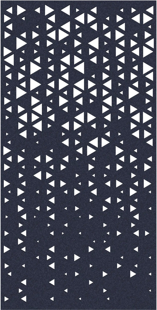 SUONO Trennwand XL 120x240x1.2cm 1211.X12.4703 CURTAIN, TRIANGLE, blau 2 Stk. Idealshop