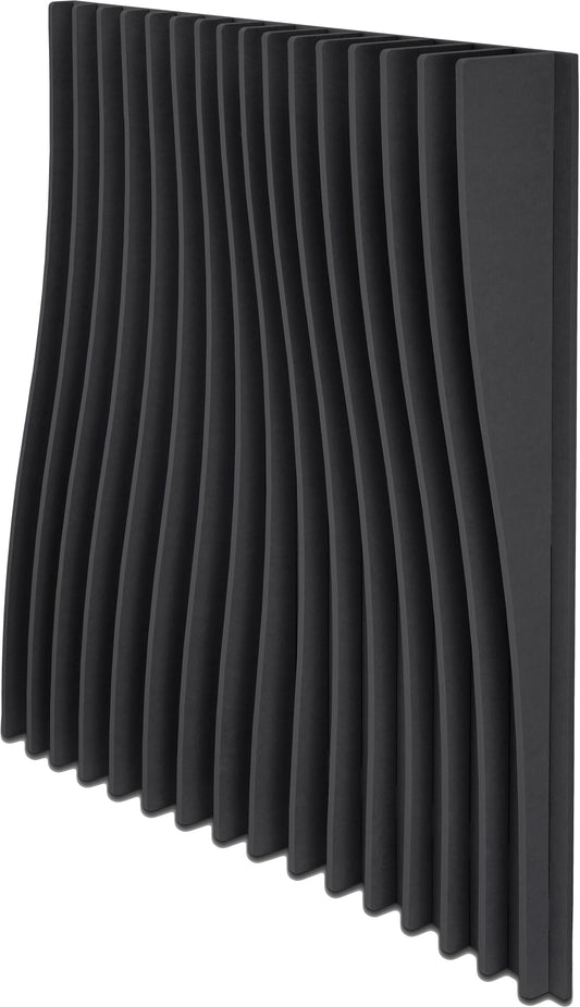 SUONO Wandelement 120x120x16cm 3333.U12.2600 BLADES, schwarz Idealshop